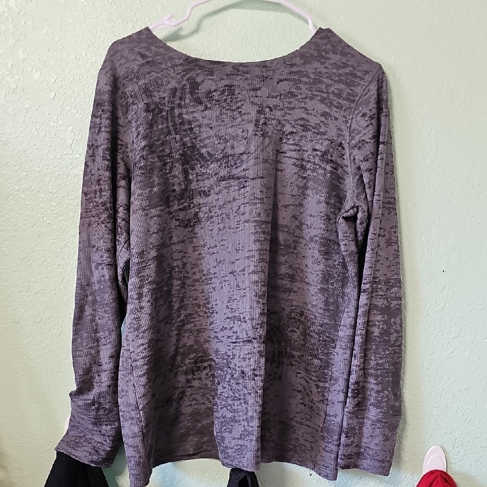 textured gray womens y2k top